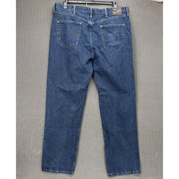 Lee Mens Size 40x34 Relaxed Fit Blue Denim Jeans 5 pocket design - Picture 2 of 11